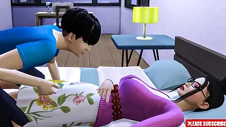 Stepson Fucks Korean stepmom &vert; asian step-mom shares the same adjoin with her step-son in the hotel room